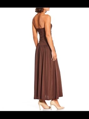 NIA Santal Strapless Maxi Dress